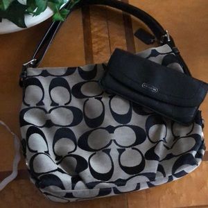 Coach Bag and Wallet Set